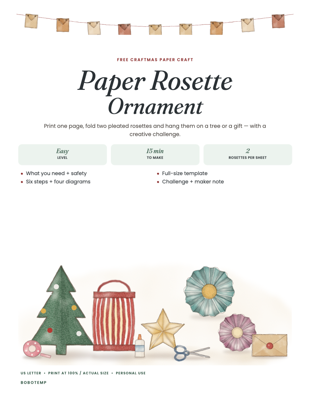 Craftmas Craft Night Kit free sample page 1 of 4