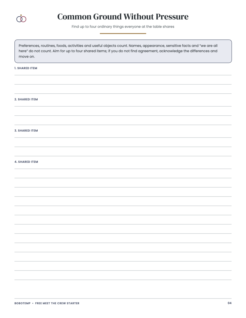 Meet the Crew Bachelorette Icebreaker Kit free page 4 of 4