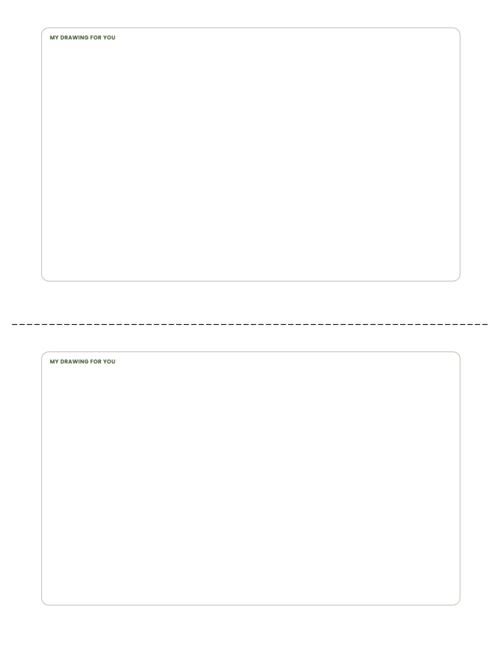 Two drawing backs for the cards
