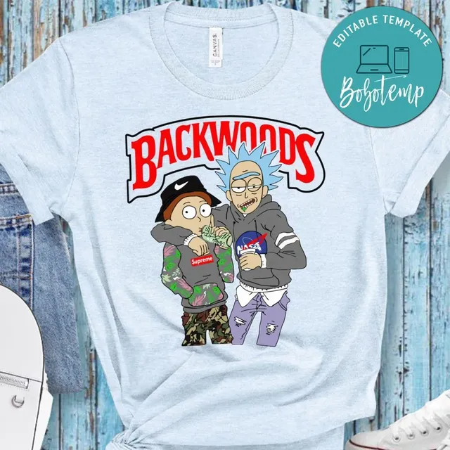 Rick and Morty Backwoods Funny Inspired T-Shirt | Bobotemp Shop