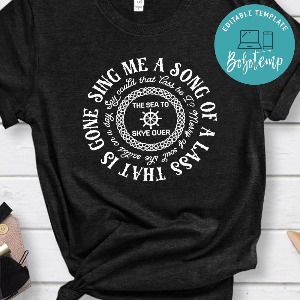 Sing Me a Song Outlander Tv Series Inspired T-Shirt | Bobotemp