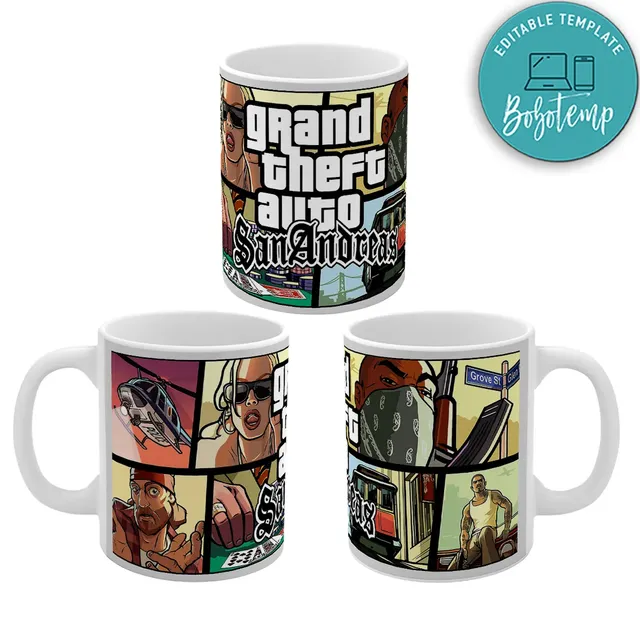 Grand Theft Auto San Andreas Mug | Bobotemp