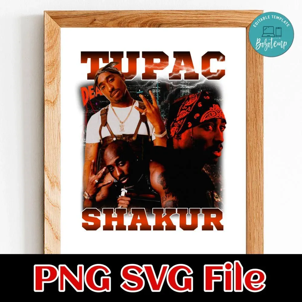 Tupac shakur Customer Request PNG | Bobotemp